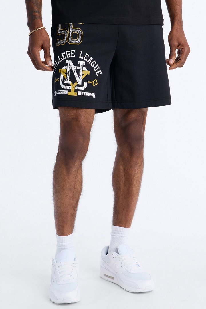 NYC College League Sweatshorts - Black