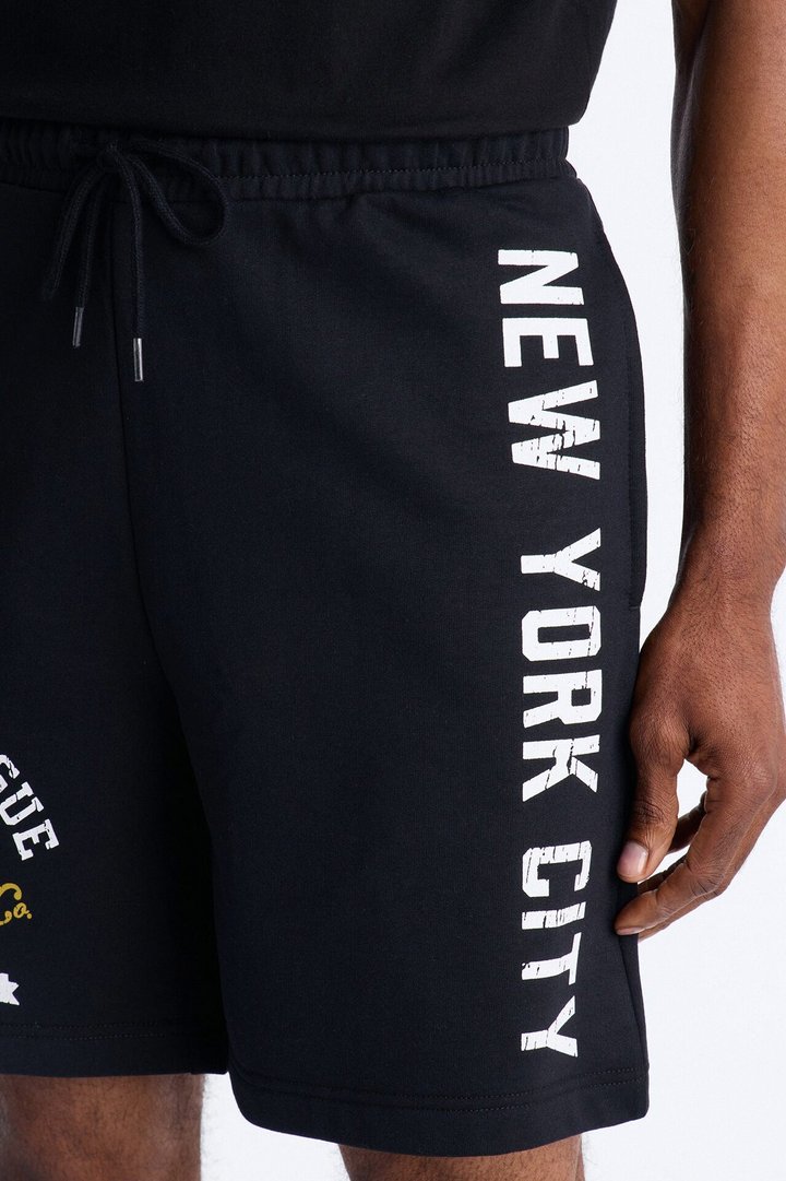 NYC College League Sweatshorts - Black