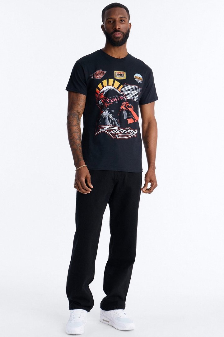 Pure Speed Racing Short Sleeve Tee - Black