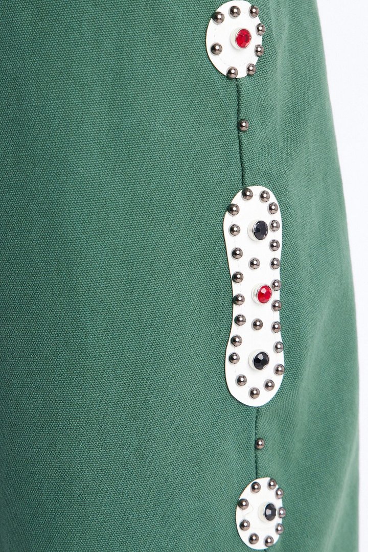 Aspiring Artist Embellished Short - Olive
