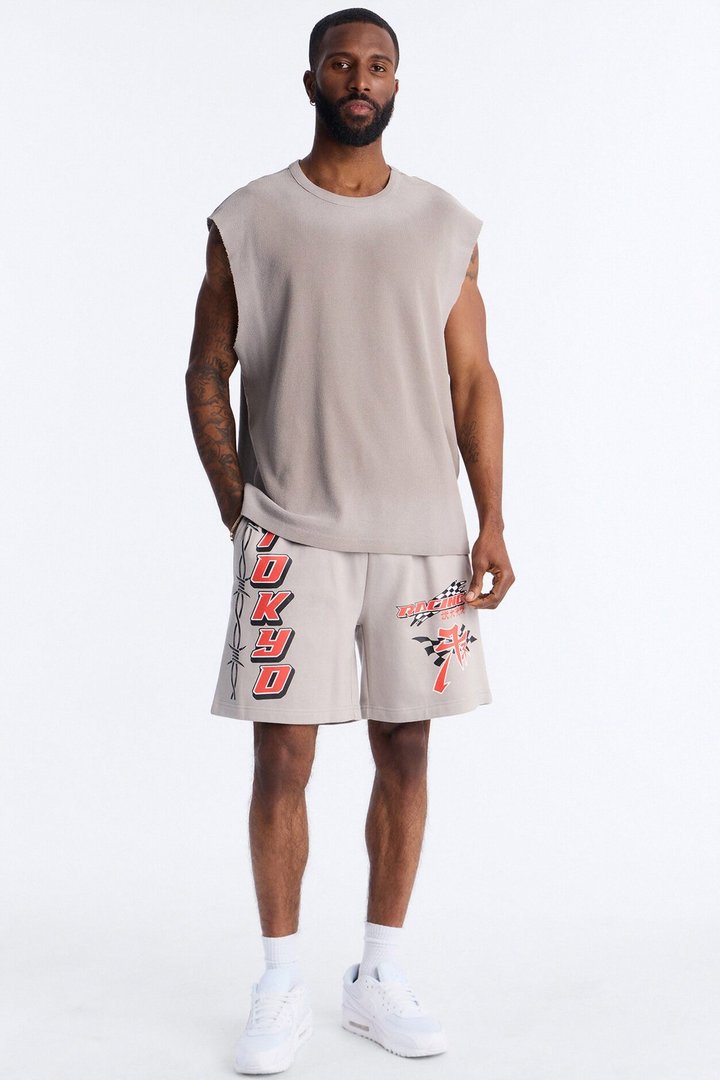 Tokyo Racing Team Sweatshorts - Grey