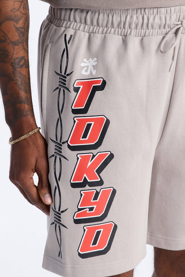 Tokyo Racing Team Sweatshorts - Grey