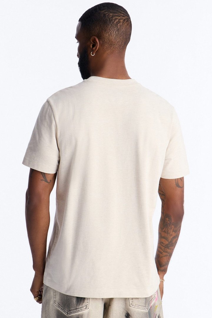 Essential Short Sleeve Crew Tee - Oatmeal