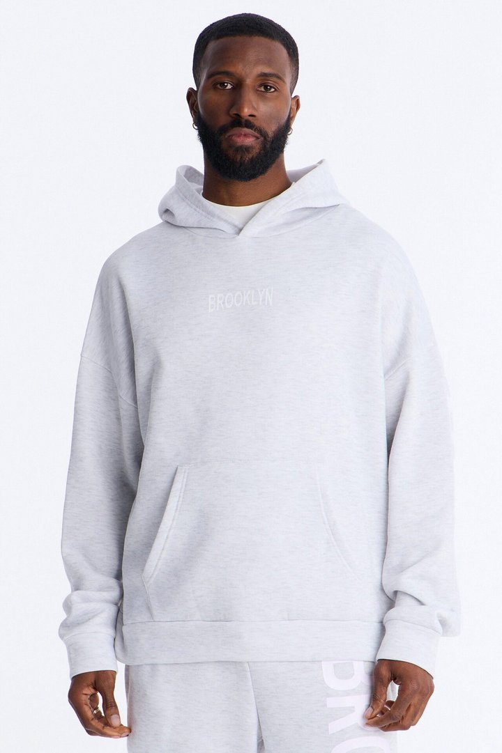 Brooklyn Till I Die Hoodie - Heather Grey