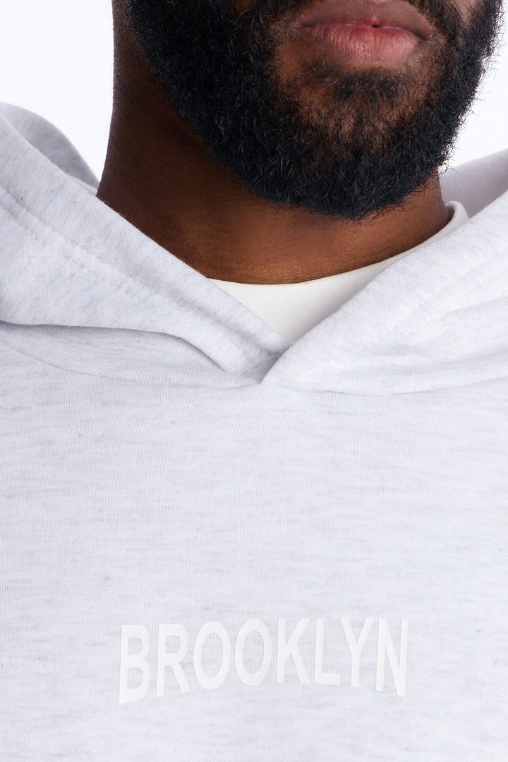 Brooklyn Till I Die Hoodie - Heather Grey