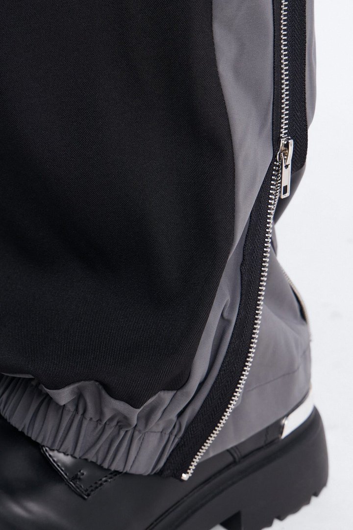 Straight Montalvo Mixed Worlds Trouser - Black