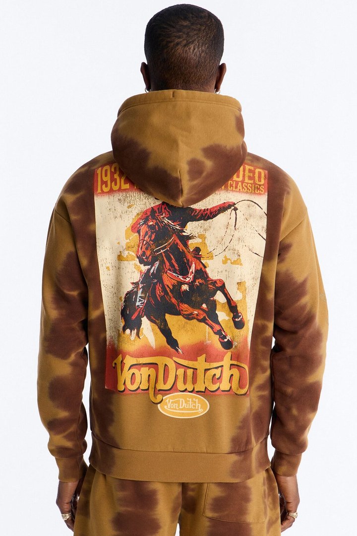 Von Dutch Ranch Most Wanted Hoodie - Brown
