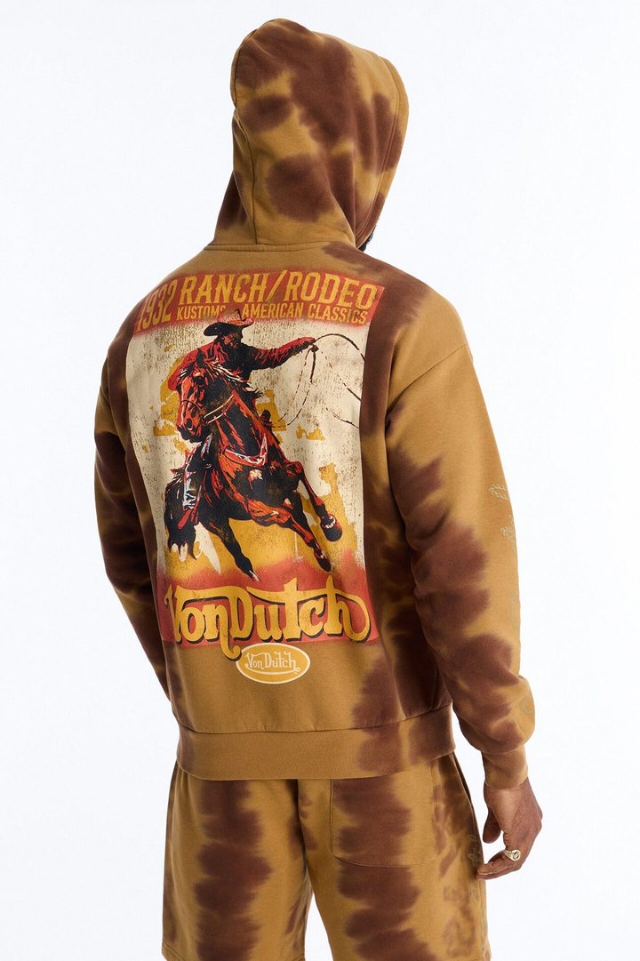 Von Dutch Ranch Most Wanted Hoodie - Brown