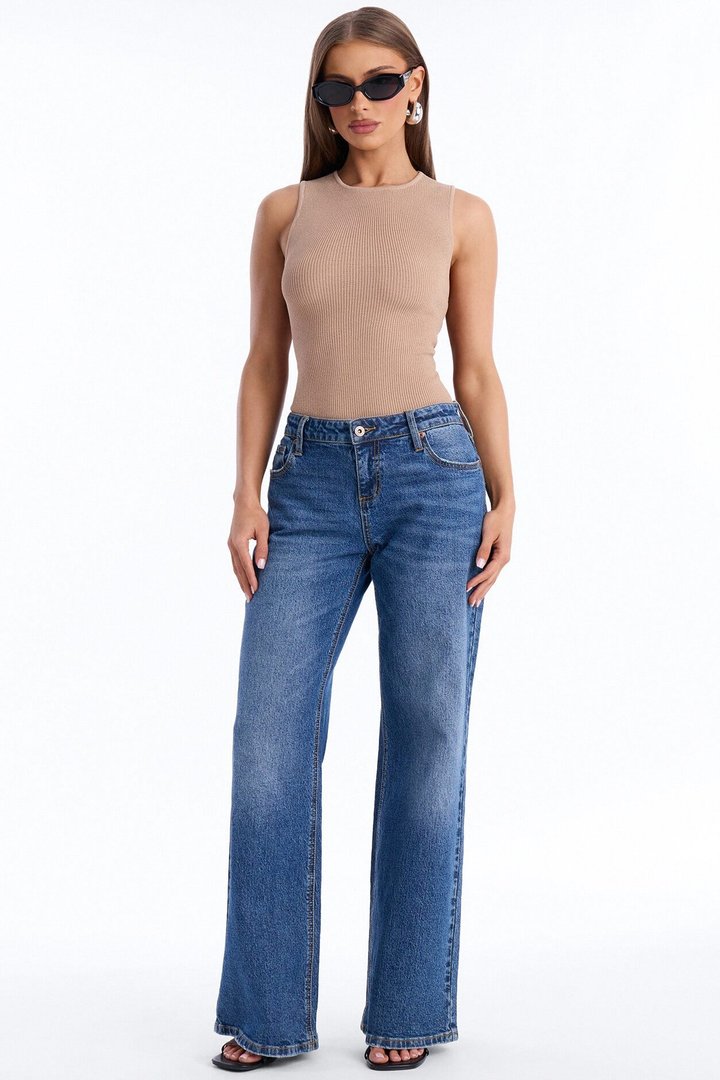 Just Enough Sweater Tank Top - Taupe