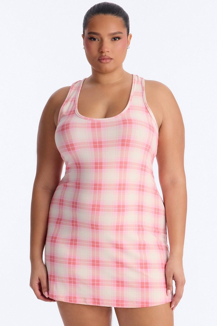 Back To Bed PJ Sleep Dress - Orange/combo