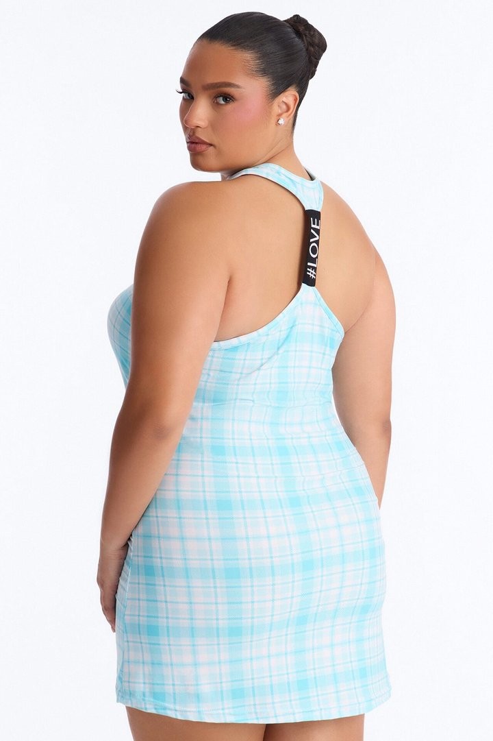 Good Morning PJ Sleep Dress - Light Blue