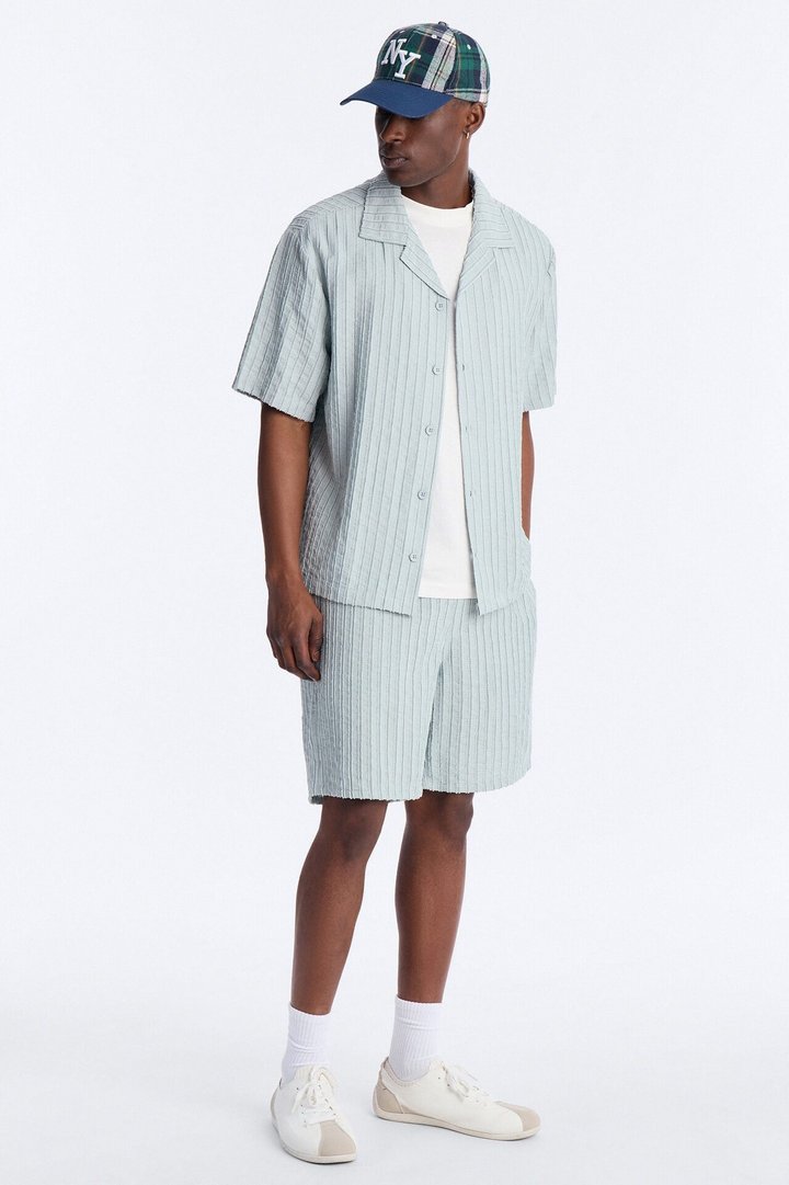 Relaxed Aegean Pleat Short - Sage