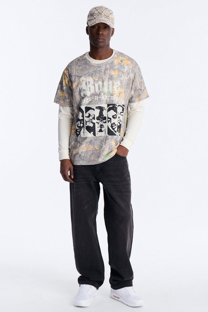 Essential Straight Rigid Jean - Black Wash