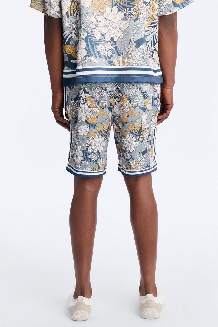 Relaxed Palm Vista Short - Blue