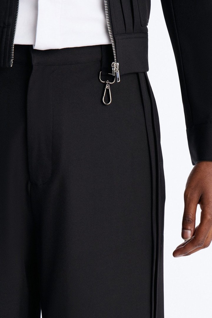 Baggy Vertical Sync Trouser - Black