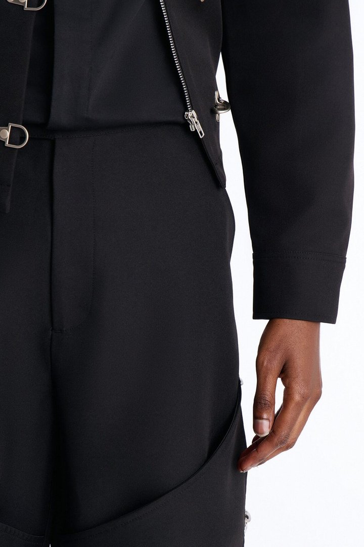 Baggy Vie Clasp Short - Black