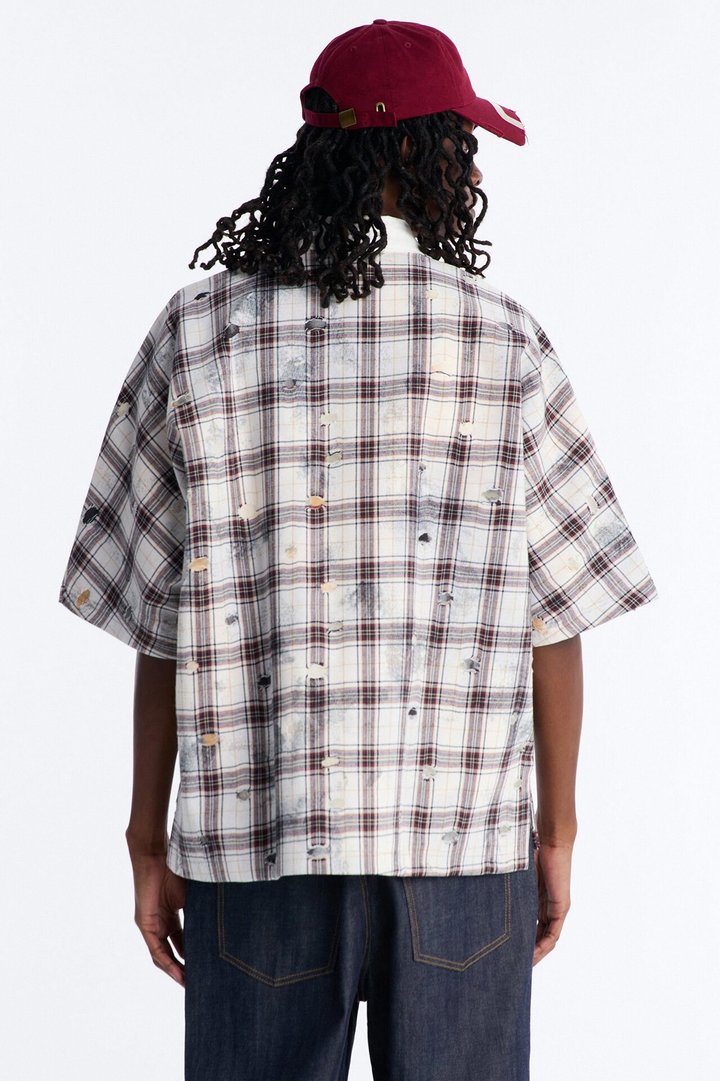 Oversized Desert Vibe Polo Shirt - Grey
