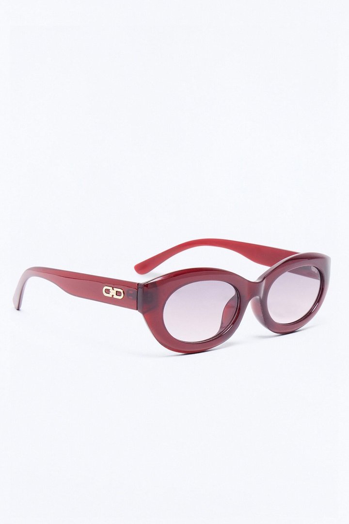 Gloss Gal Sunglasses - Burgundy