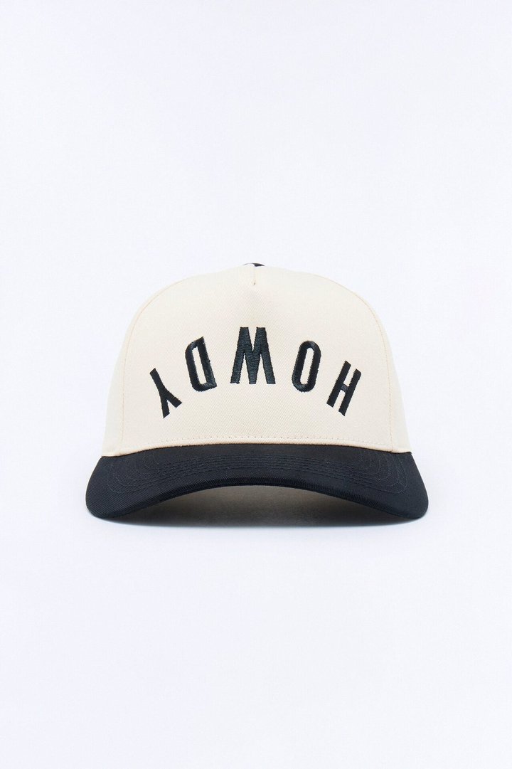 Howdy Howdy Baseball Hat - Cream/combo