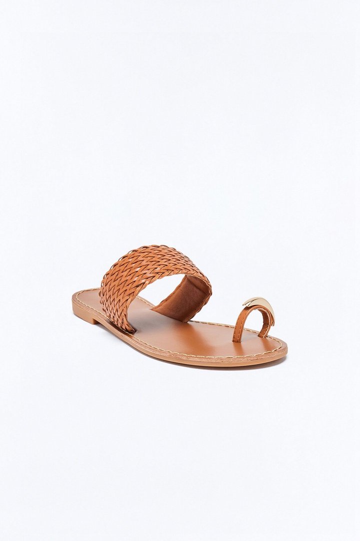 Huntington Beach Toe Ring Sandals - Tan