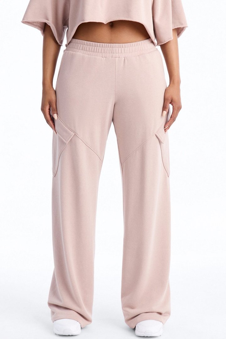 Easy Days French Terry Lounge Pant - Taupe