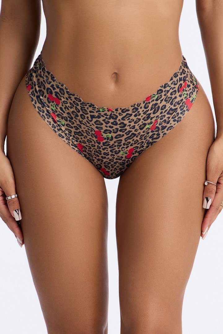 Daily Catch Cheeky Panty - Leopard