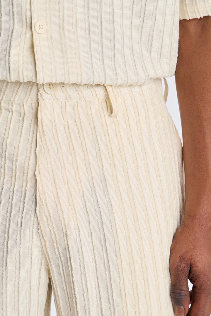 Straight Flare Aegean Pant - Cream