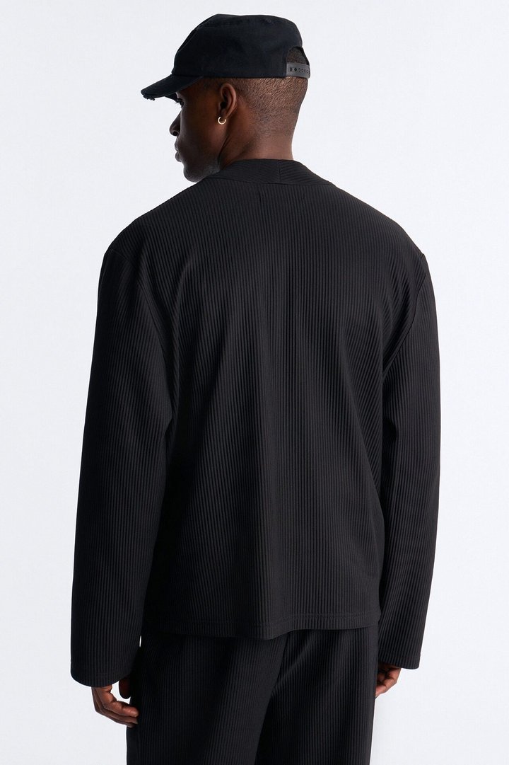 Show Up Shawl Collar Blazer - Black