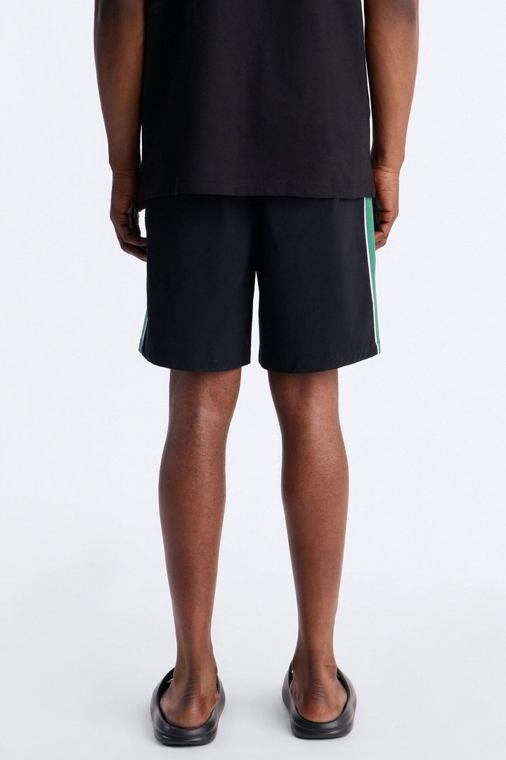 Everyday Stretch Paneled Boardshorts 9″ - Black/Green