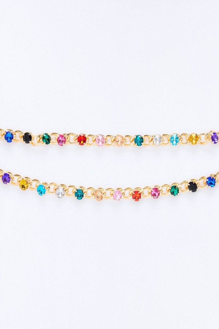 Colors Of The Sun Chain Belt - Gold