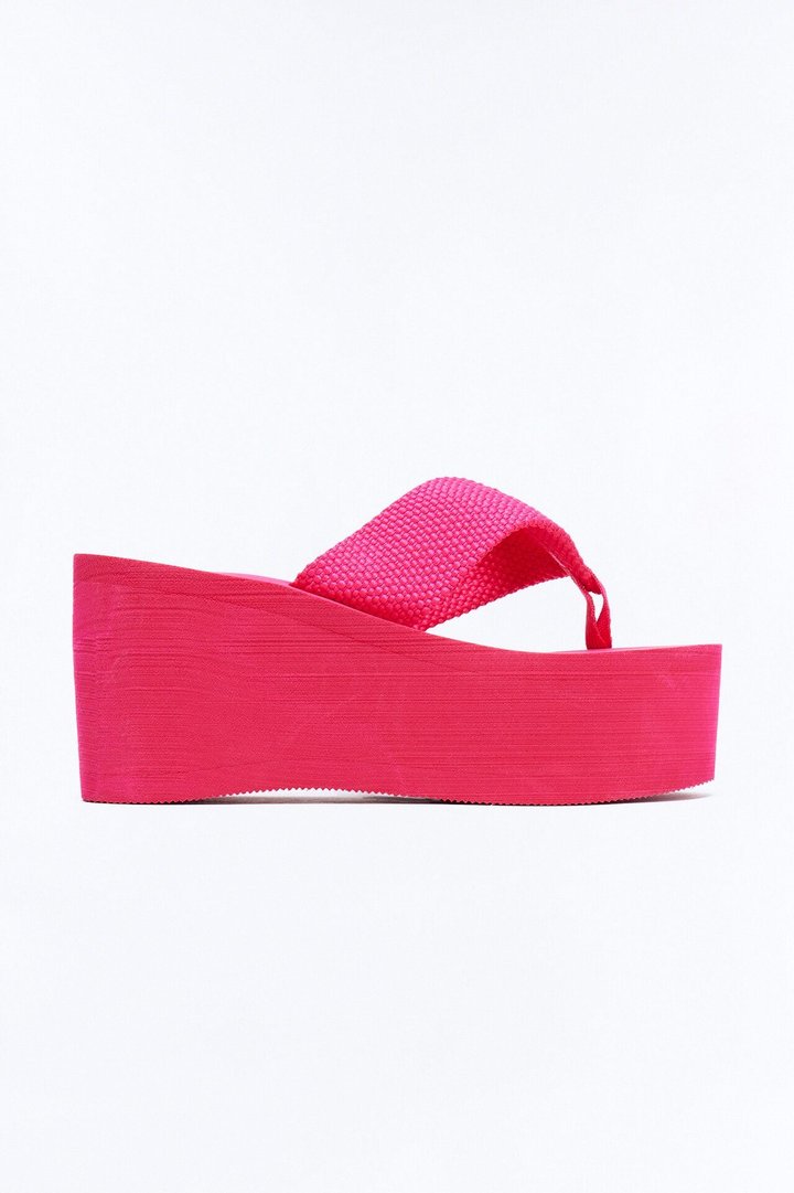 Keep On Wishing Wedges - Hot Pink