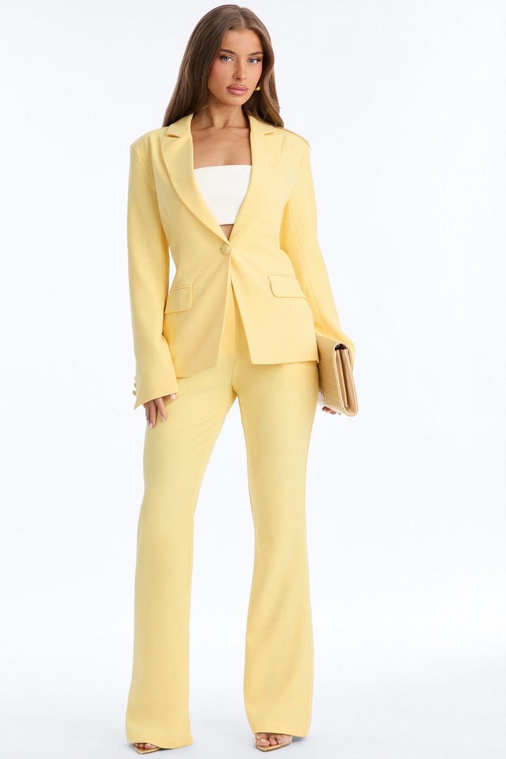 Breaking Even Blazer - Butter Yellow