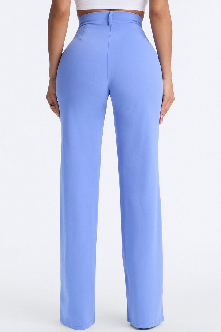 Heidi Wide Leg Trouser Pant - Periwinkle