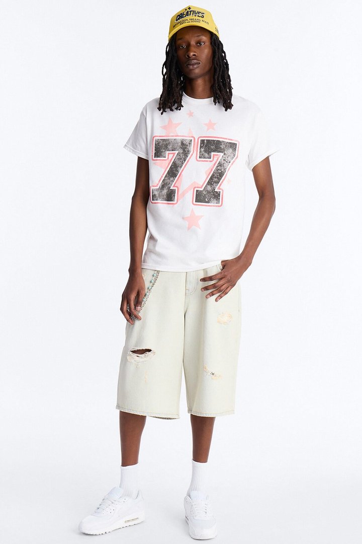 Faith Over Fear 77 Short Sleeve Tee - White