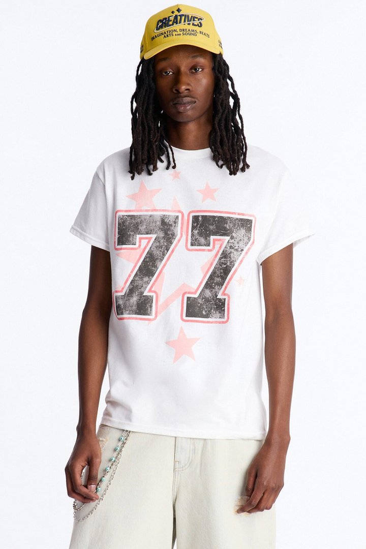 Faith Over Fear 77 Short Sleeve Tee - White