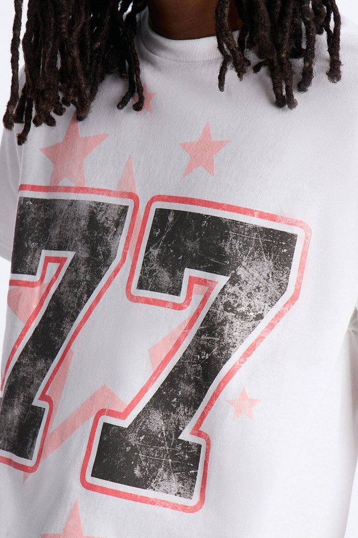 Faith Over Fear 77 Short Sleeve Tee - White