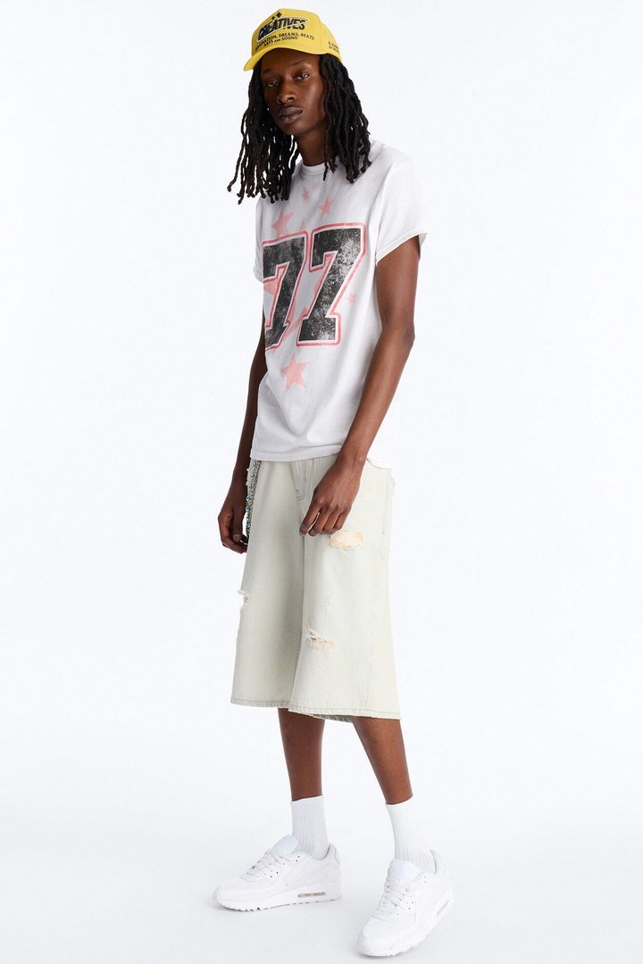 Baggy Arctic Denim Short - Light Wash