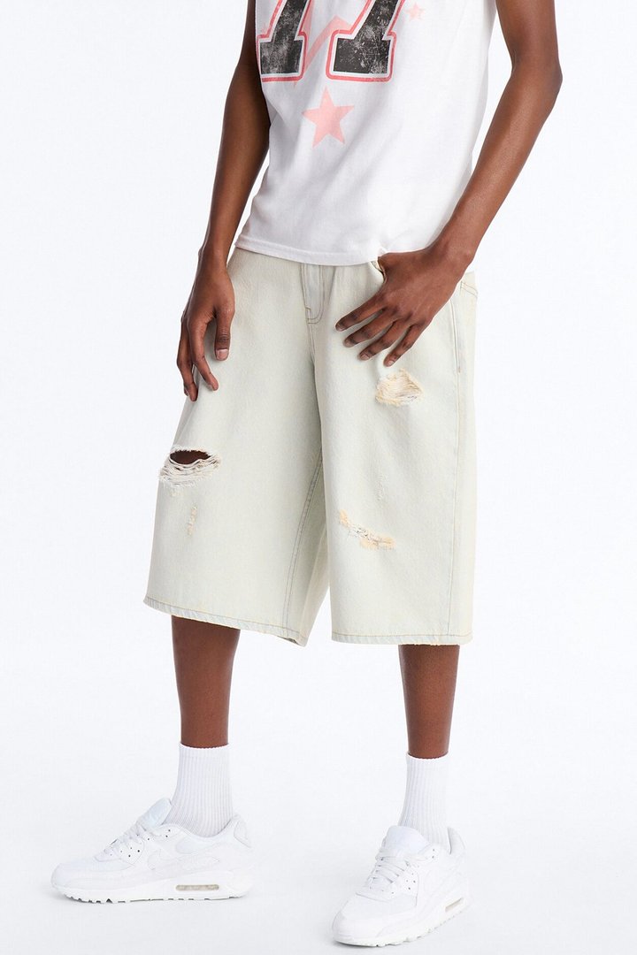 Baggy Arctic Denim Short - Light Wash