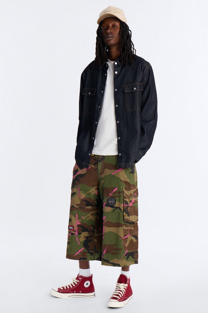 Baggy Art Collide Short - Camouflage