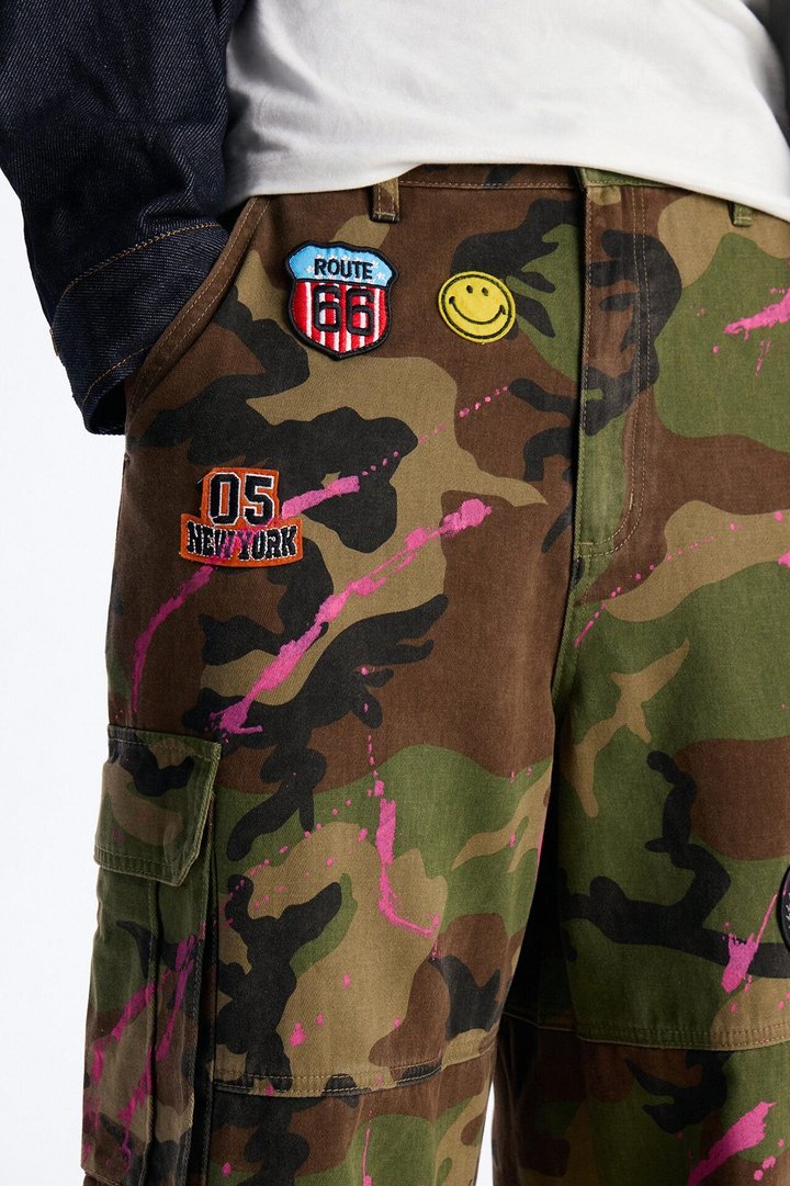 Baggy Art Collide Short - Camouflage
