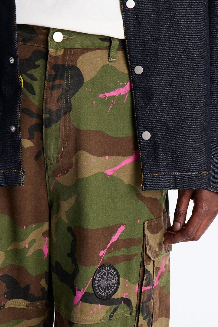 Baggy Art Collide Short - Camouflage