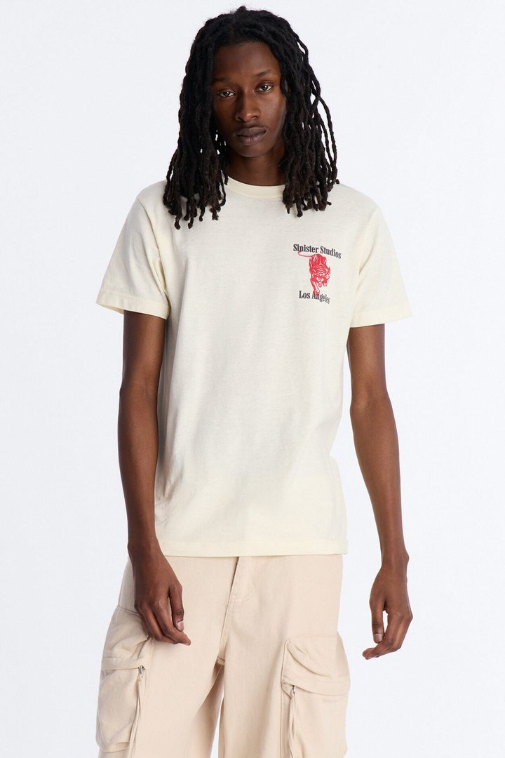 Sinister Studios LA Short Sleeve Tee - Cream
