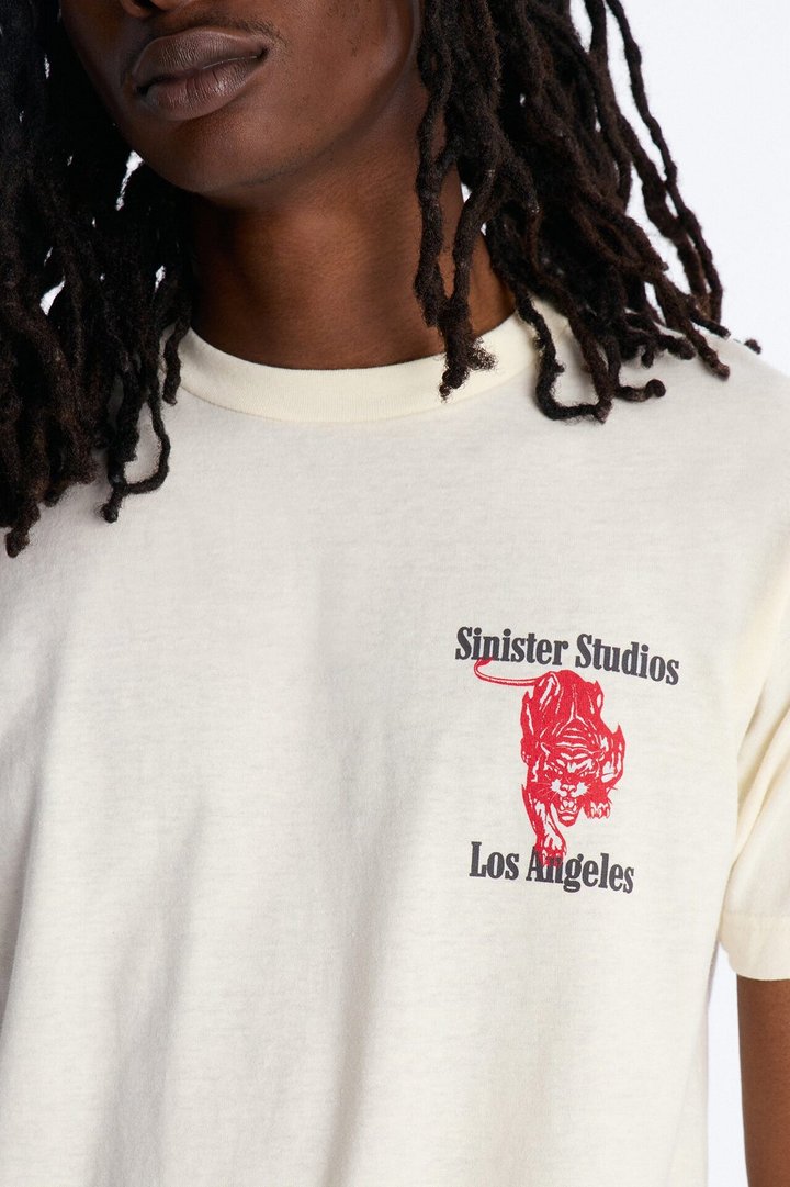 Sinister Studios LA Short Sleeve Tee - Cream