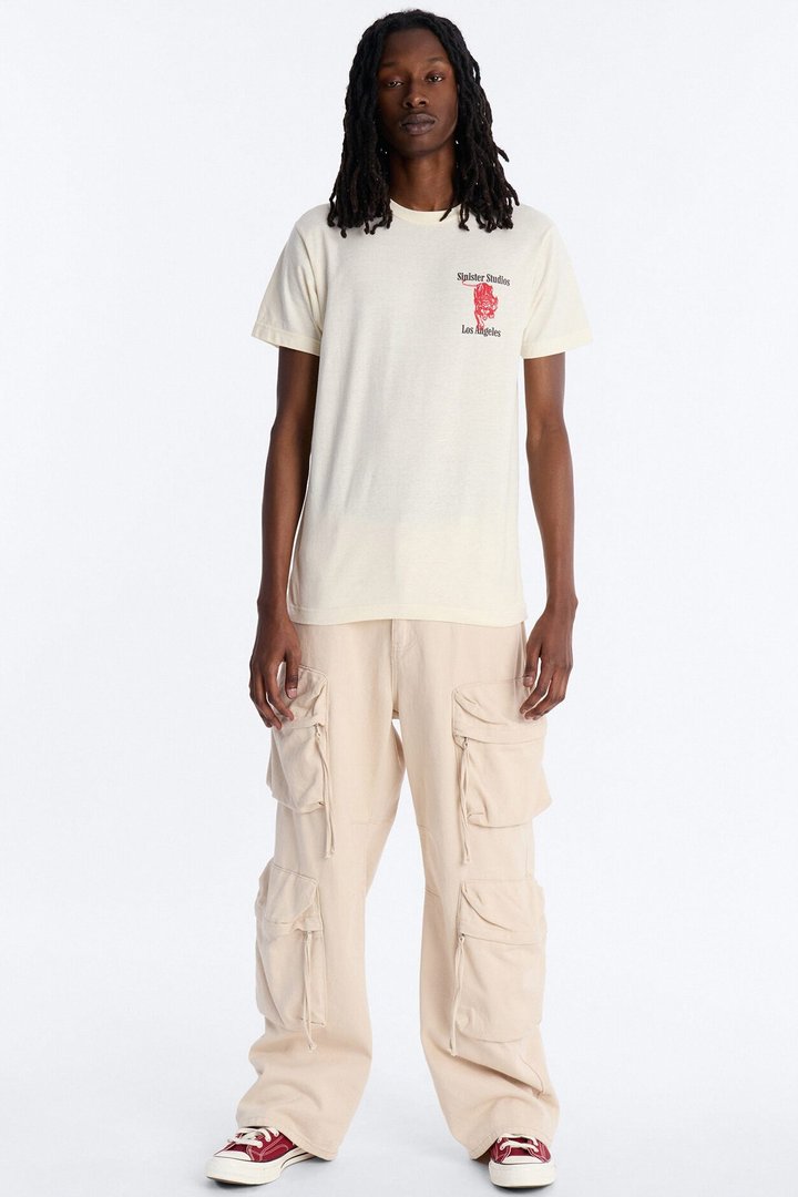 Sinister Studios LA Short Sleeve Tee - Cream