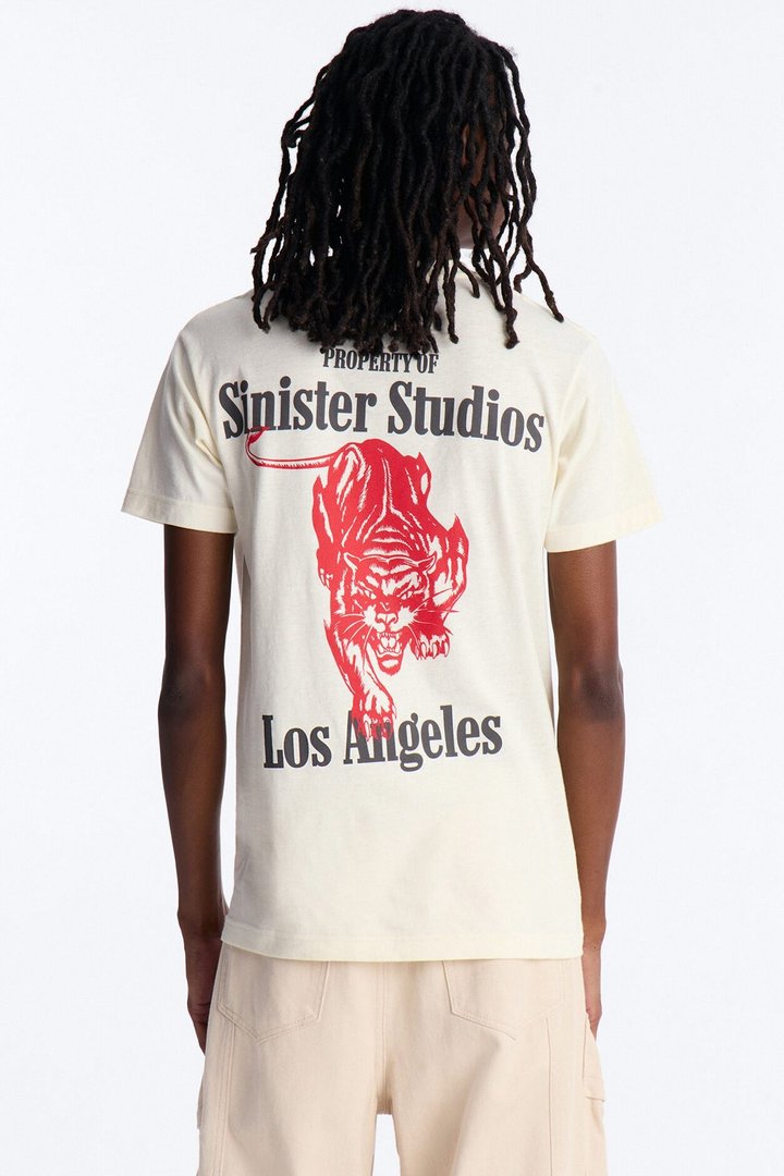 Sinister Studios LA Short Sleeve Tee - Cream