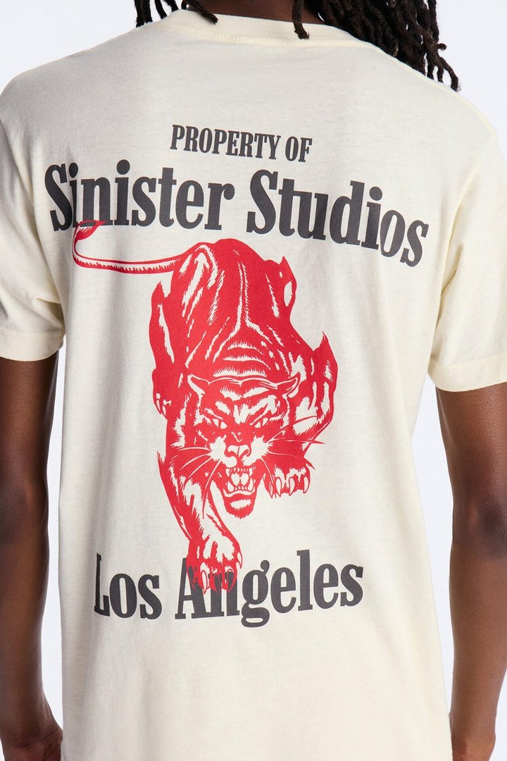 Sinister Studios LA Short Sleeve Tee - Cream