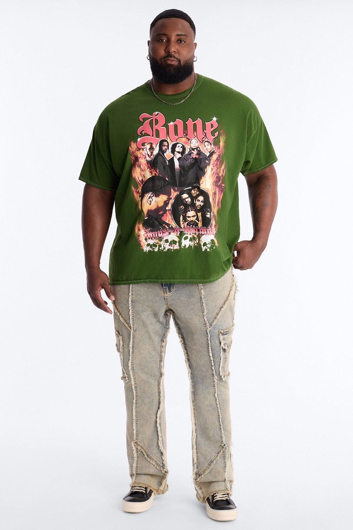 Bone Thugs N Harmony The Crossroads Vintage Short Sleeve Tee - Hunter Green