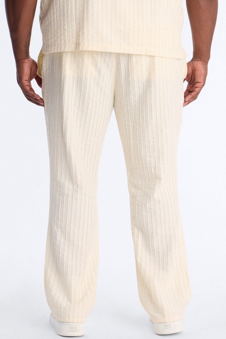 Straight Flare Aegean Pant - Cream