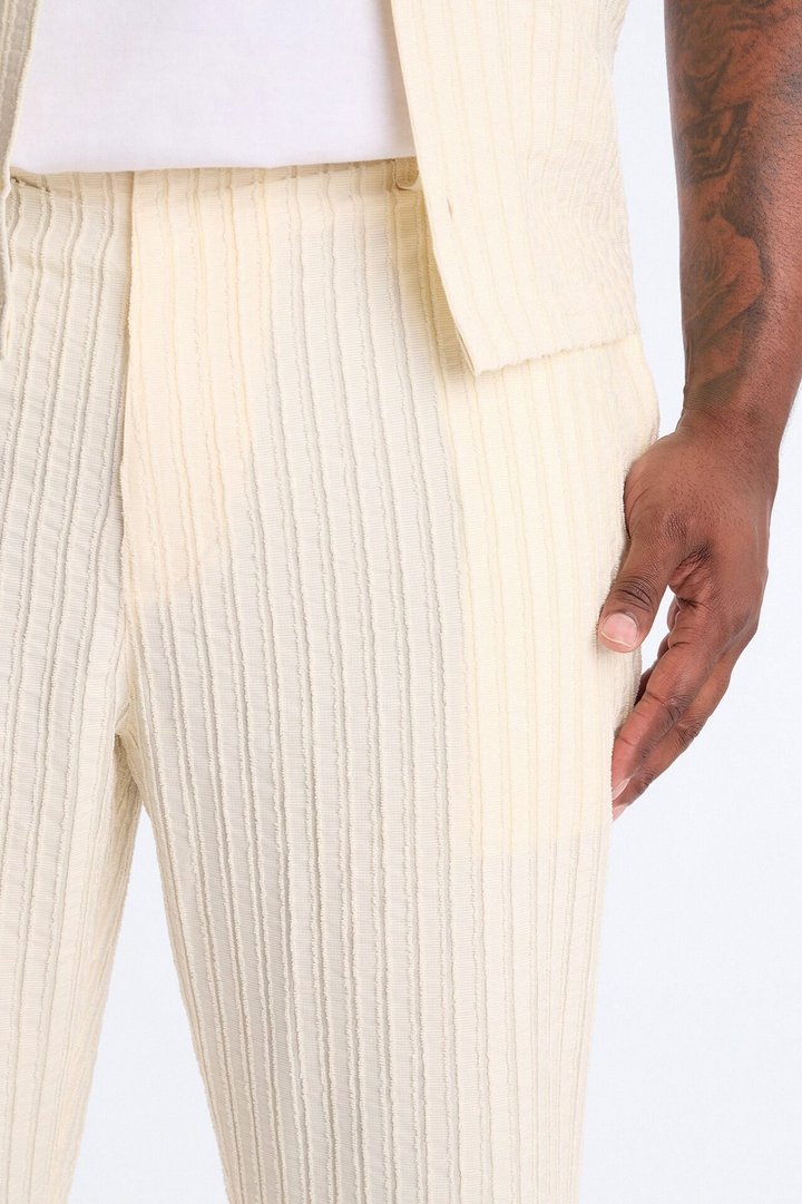 Straight Flare Aegean Pant - Cream