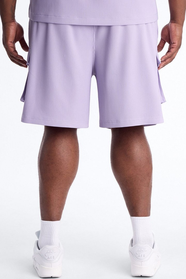 Show Up Relaxed Cargo Short - Lavender